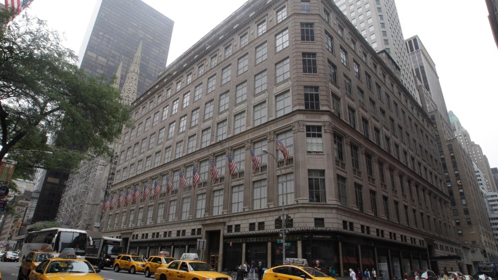Saks Fifth Avenue flagship store in New York.