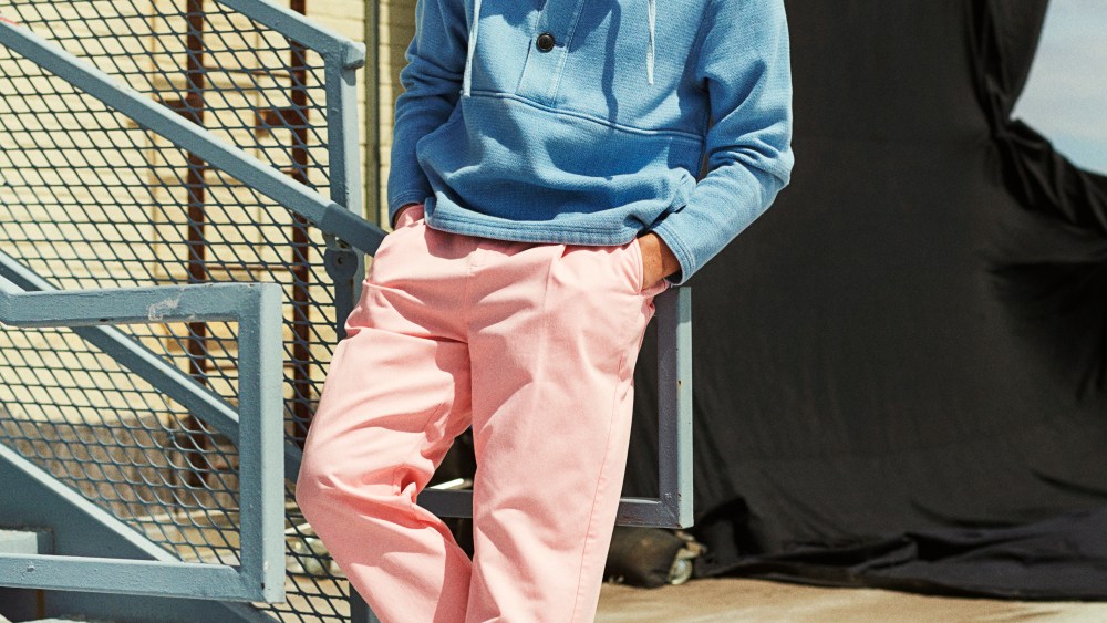 A look from the Thaddeus x Bonobos collection.