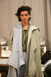 Backstage at Feng Chen Wang Men’s Spring 2019