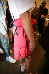 Backstage at Feng Chen Wang Men’s Spring 2019