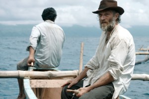 2. Vincent Cassel out to sea in Edouard Deluc's "Gauguin: Voyage  to Tahiti.”