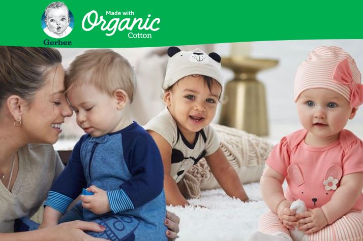 Gerber Childrenswear Births Organic Baby Clothing at Target, Walmart