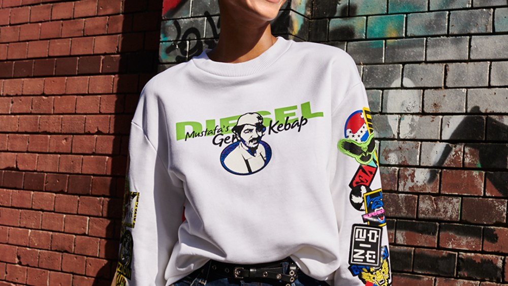 A look from Diesel X Mustafa’s Gemüse Kebap collection