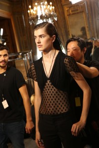 Backstage at Balmain RTW Spring 2019