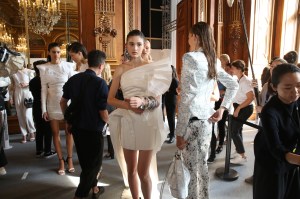 Backstage at Balmain RTW Spring 2019