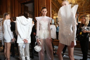 Backstage at Balmain RTW Spring 2019