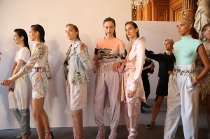 Backstage at Balmain RTW Spring 2019
