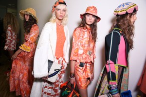 Backstage at Etro RTW Spring 2019