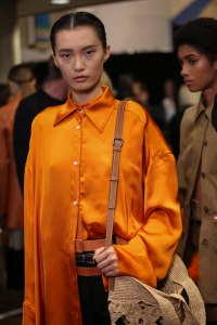 Backstage at Loewe RTW Spring 2019