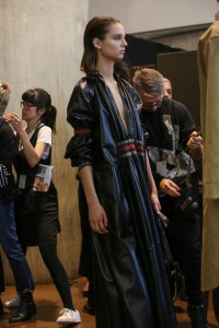 Backstage at Loewe RTW Spring 2019