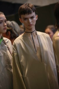 Backstage at Loewe RTW Spring 2019