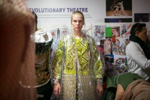 Backstage at Mary Katrantzou RTW Spring 2019