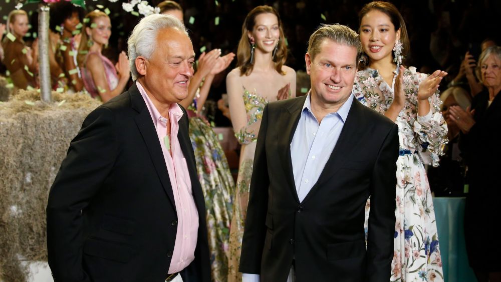 Mark Badgley and James Mischka on the catwalkBadgley Mischka show, Runway, Spring Summer 2019, New York Fashion Week, USA - 08 Sep 2018