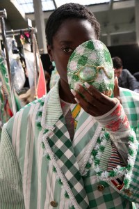 Backstage at Thom Browne RTW Spring 2019