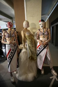 Backstage at Thom Browne RTW Spring 2019
