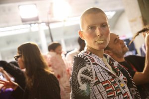 Backstage at Thom Browne RTW Spring 2019
