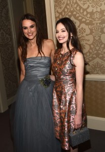 Keira Knightley and Mackenzie FoyElle Women in Hollywood, Cocktails, Los Angeles, USA - 15 Oct 2018