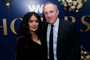 Salma Hayek and Francois-Henri Pinault3rd Annual WWD Honors, Arrivals, New York, USA - 30 Oct 2018