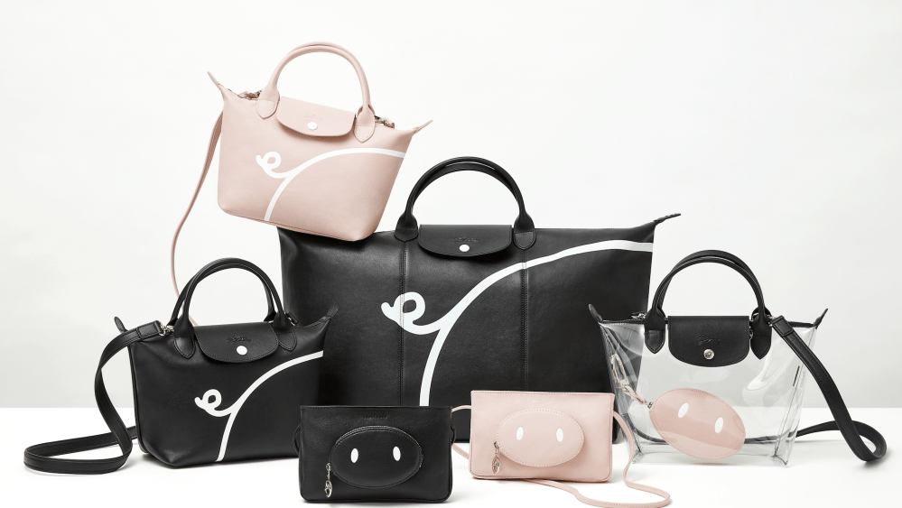 Longchamp x Mr. Bags Year of the Pig capsule.