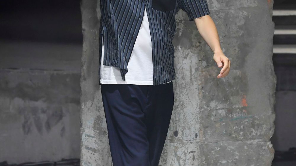 Lucas Ossendrijver at the Lanvin Spring 2019 show.