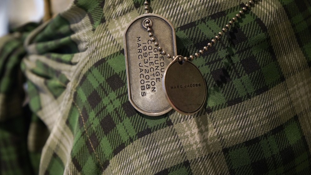 The Marc Jacobs pop-up on Madison Avenue featuring the brand's Redux Grunge collection.