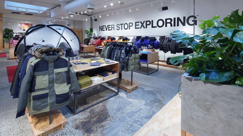 The North Face store in Brooklyn.