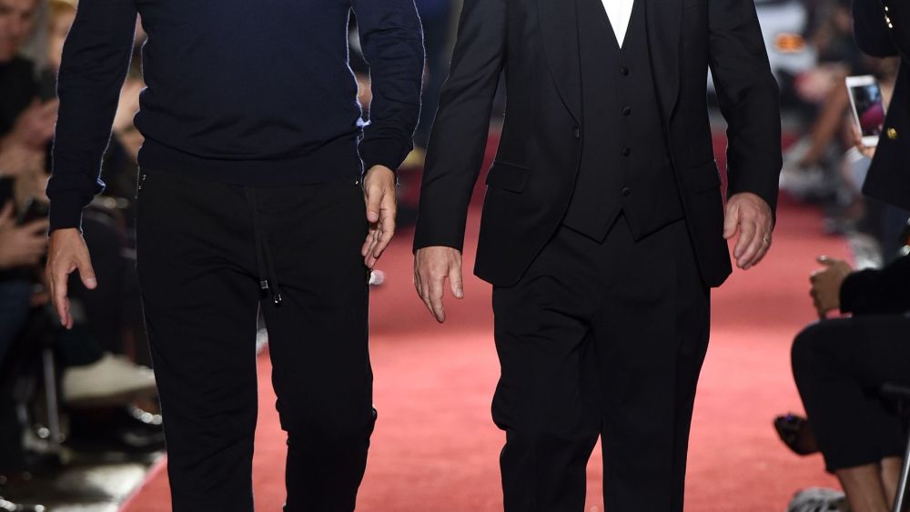 Stefano Gabbana, left, and Domenico Dolce, right.