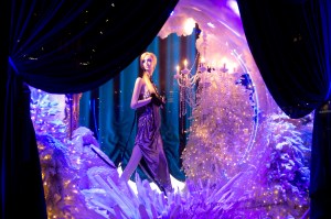 Saks Fifth Avenue's flagship holiday display in New York.