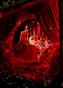 Saks Fifth Avenue's flagship holiday display in New York.