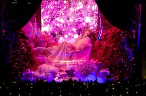 Saks Fifth Avenue's flagship holiday display in New York.