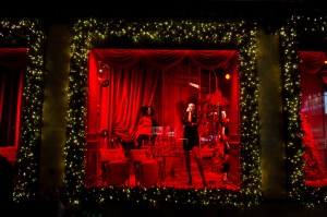 Saks Fifth Avenue's flagship holiday display in New York.
