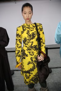 Backstage at Acne Studios RTW Fall 2019