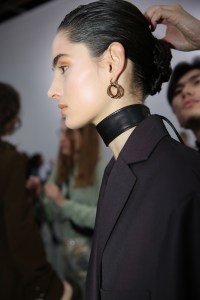 Backstage at Acne Studios RTW Fall 2019