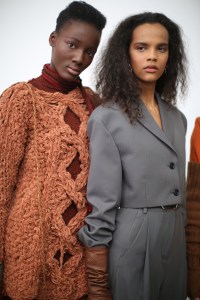 Backstage at Acne Studios RTW Fall 2019