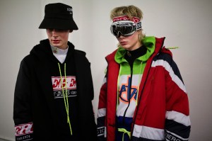 Backstage at Iceberg Men's Fall 2019