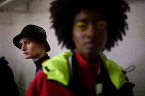 Backstage at Iceberg Men's Fall 2019
