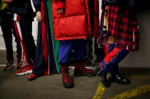 Backstage at Iceberg Men's Fall 2019