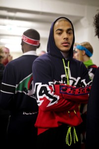 Backstage at Iceberg Men's Fall 2019