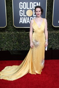 Claire Foy in Miu Miu, Golden Globes 2019