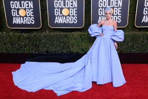 Lady Gaga in Valentino Haute Couture, Golden Globes 2019