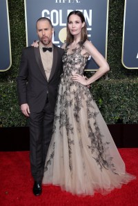 Sam Rockwell and Leslie Bibb, Golden Globes 2019