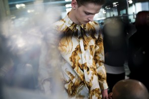 Backstage at MSGM Men's Fall 2019