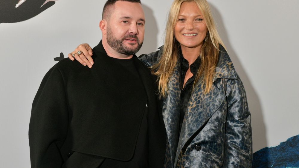 Kim Jones and Kate Moss