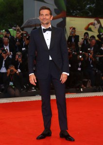 Bradley Cooper in Prada at the ÒA Star is BornÓ premiere at the Venice Film Festival.