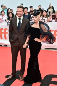 Bradley Cooper and Lady Gaga in Armani Prive at the ÒA Star is BornÓ premiere at the Venice Film Festival.