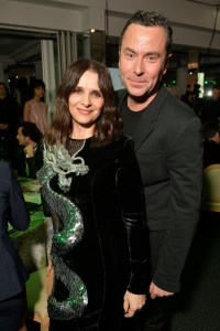 Juliette Binoche and Christophe Robin