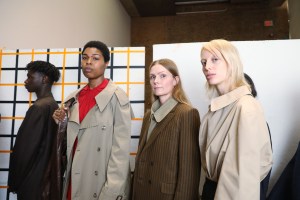 Backstage at CDLM RTW Fall 2019