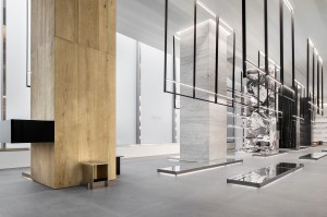 The new Celine flagship on Madison Avenue in Manhattan, designed by Hedi Slimane.