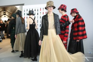 Backstage at Christian Dior RTW Fall 2019