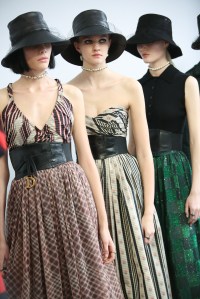 Backstage at Christian Dior RTW Fall 2019